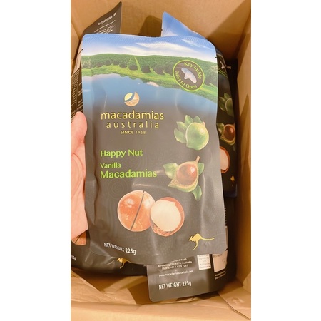 Hạt Macadamias Úc dinh dưỡng - gói 225gram