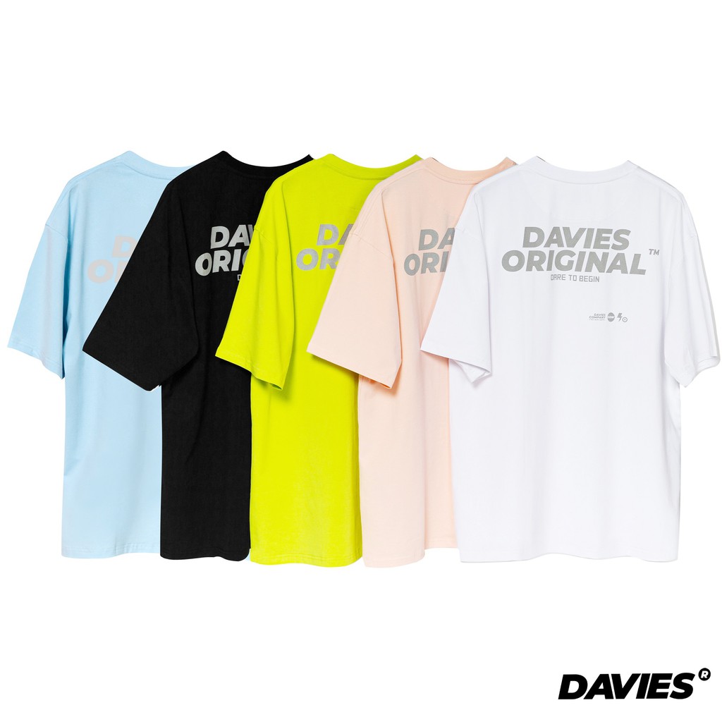 Áo thun nam nữ tay lỡ form rộng phản quang Original Tee - Áo thun local brand chính hãng Davies. | BigBuy360 - bigbuy360.vn