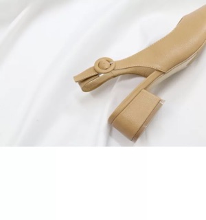 Giầy cao gót đế vuông 3.5cm