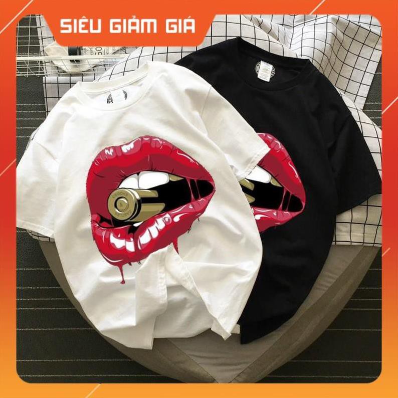 🔥BÁN CHẠY🔥 Áo Thun Hình Đôi Môi /uy tín chất lượng