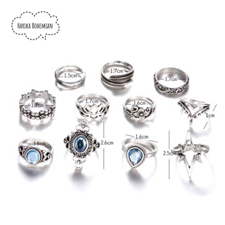 💍 Set nhẫn Boho 11 chiếc 💍