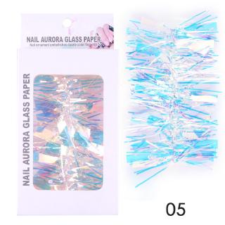 Miếng dán trang trí móng họa tiết màu sắc 3D Gradient độc đáo