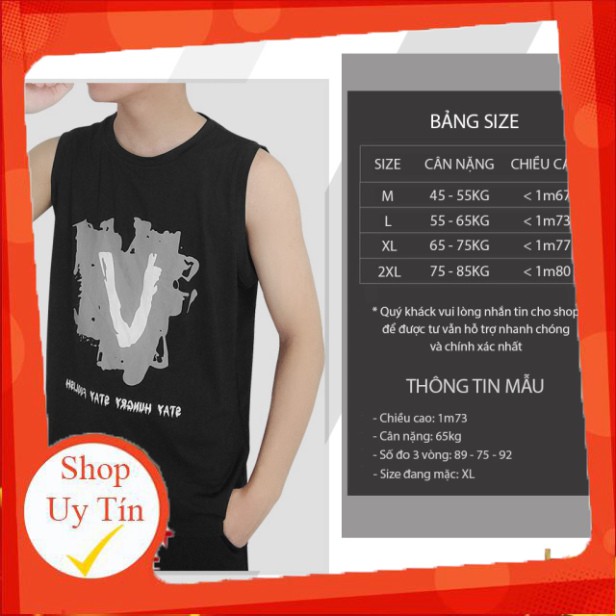 Áo 3 lỗ nam FREESHIP Áo thun nam mã TT49 Áo ba lỗ nam cổ tròn lót TankTop form rộng sát nách tập gym co giãn mùa hè đẹp