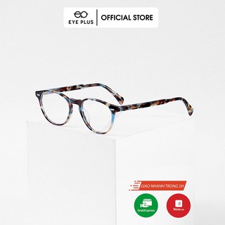 [Mã BMLT35 giảm đến 35K đơn 99K] Gọng kính mắt cận nam nữ thời trang EYE PLUS mắt tròn đồi mồi xanh cá tính G650 OV-5361