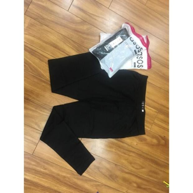 [TẶNG QUÀ - VẢI ĐẸP] Quần Legging Asos Cạp Cao, Nâng Mông, Co Giãn - Leging Học Sinh Dài, Lửng - Ngố, Đùi 2021