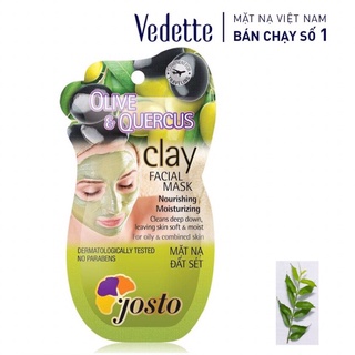 4 loại mặt nạ đất sét Josto trắng da sạch mụn 15ml