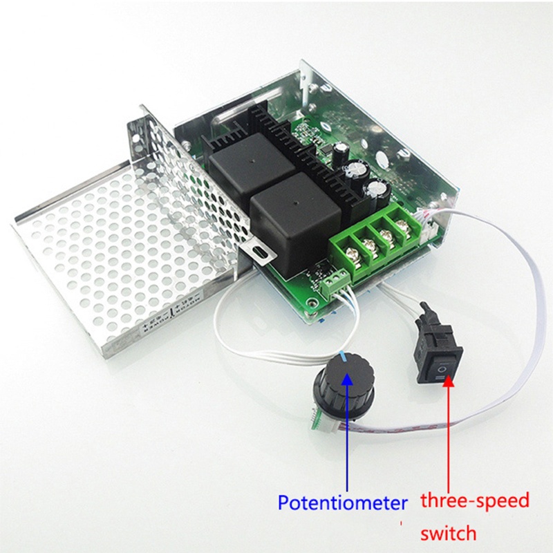 Bộ Điều Khiển Tốc Độ Động Cơ Chổi Than DC10-60V 30A 12V24V36V