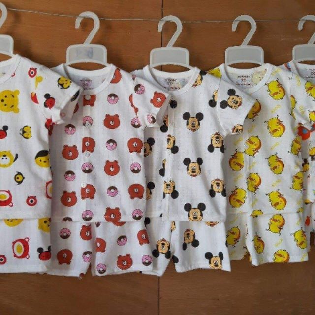 [XẢ HÀNG ] Combo 5 bộ cotton giấy xuất nhật giá rẻ họa tiết xinh xắn ( màu ngẫy nhiên)