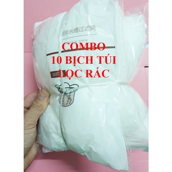 COMBO 500 túi lưới lọc rác 9*9cm cho phù hợp cho mọi loại chậu rửa, vệ sinh trở lên dễ dàng hơn