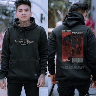 Hot - áo hoodie in hình attack on titan levi ackerman eren yeager / chất nỉ