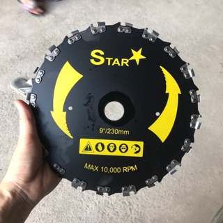 Dao tròn cắt cỏ cắt gỗ mắt xích