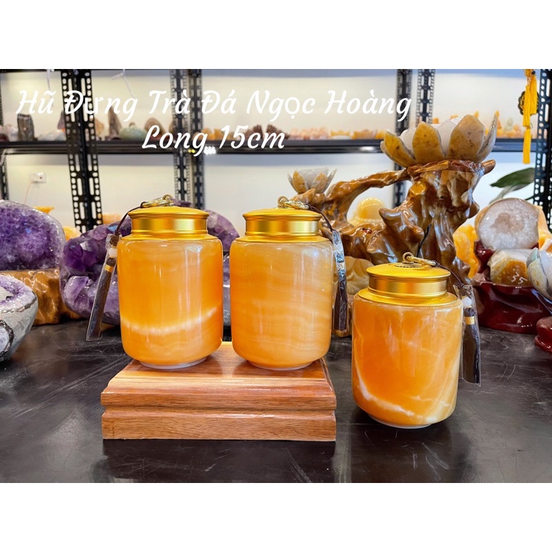 Hũ Đựng Trà Đá Ngọc Hoàng Long Phong Thuỷ
