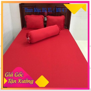 Bộ Drap Thun Màu Hàn Quốc Mát Lạnh
