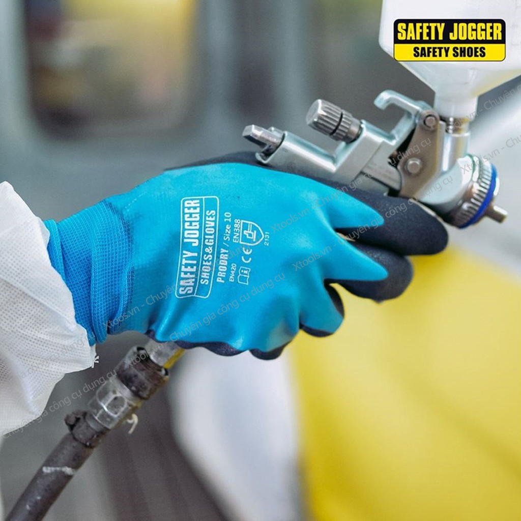 Găng tay bảo hộ chống nước Jogger Prodry tiêu chuẩn EN 388: 2016 siêu chống thấm, chịu lạnh - Găng tay lao động - XTOOLs
