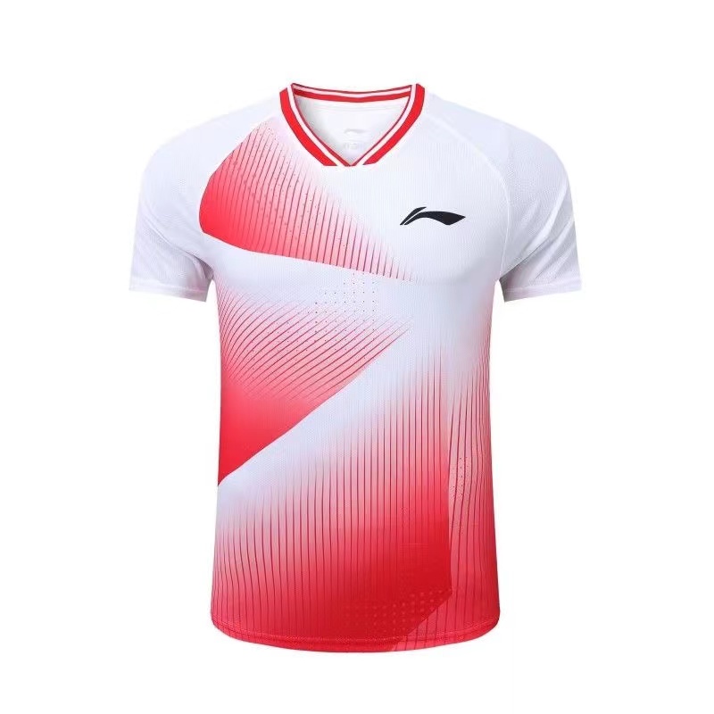 Li Ning Áo Thun Thể Thao Cầu Lông Tay Ngắn Thoáng Khí Nhanh Khô Cho Nam Và Nữ
