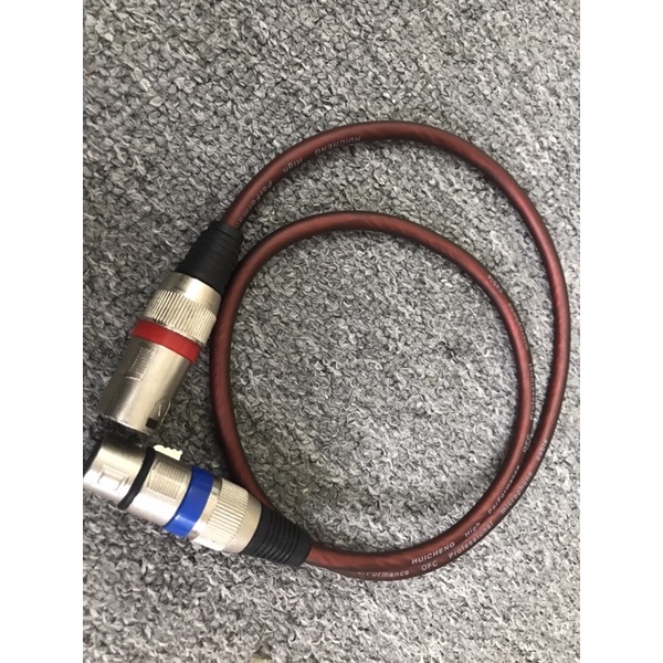 Dây Canon Đực cái Giá rẻ, Dây mềm, jack canon cắm cục đẩy loại sịn - Giá 1 sợi
