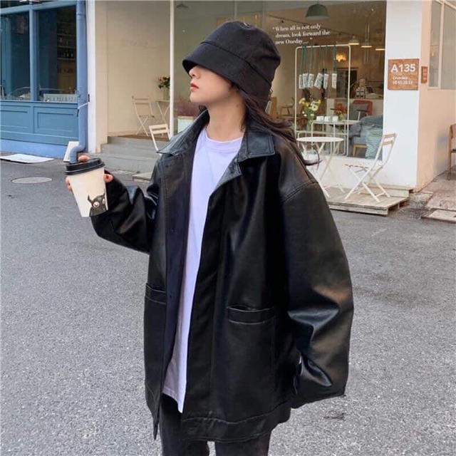 [ ORDER] Áo da có cổ