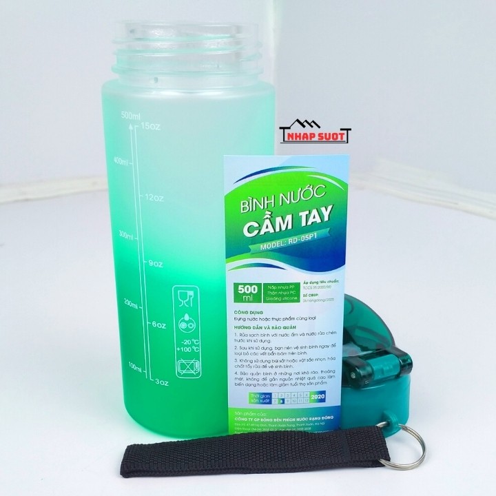 [Chính Hãng] Bình Nước Cầm Tay 500ml Rạng Đông RD-05P1