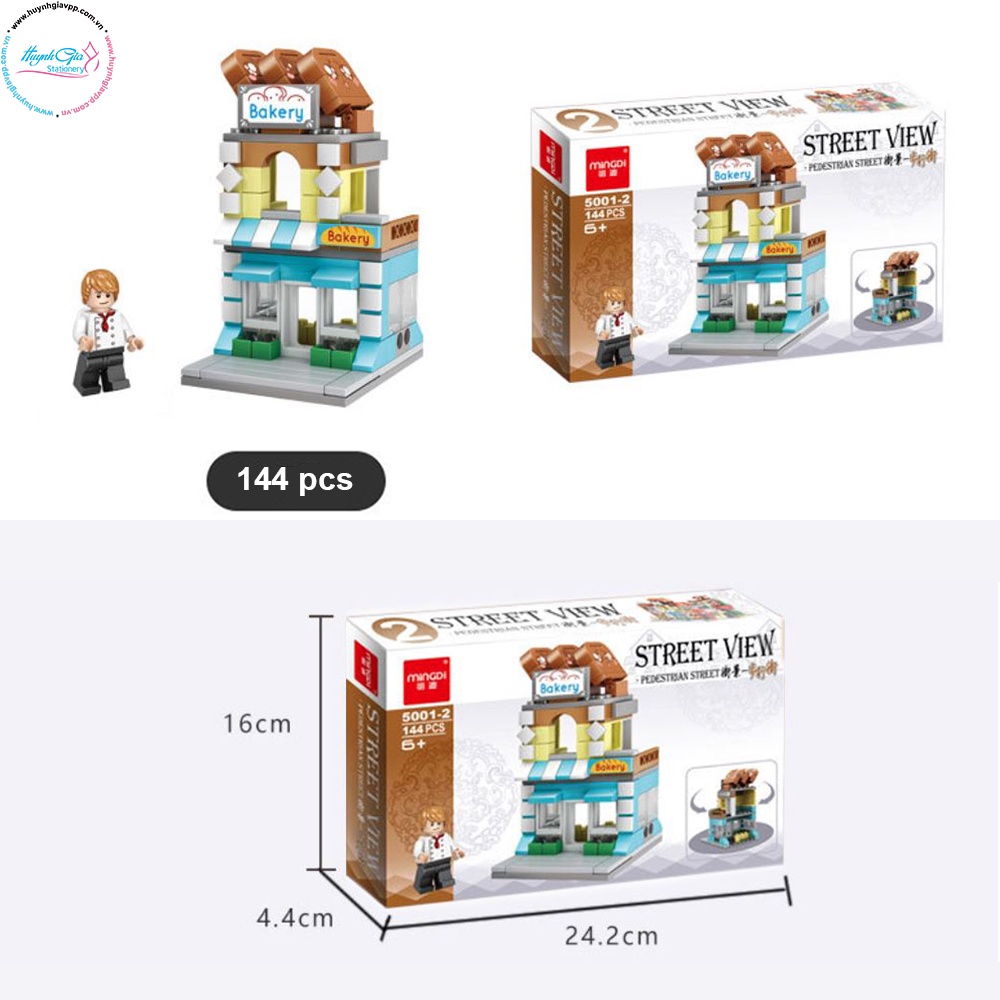 Đồ chơi lắp ráp mô hình cửa hàng kinh doanh