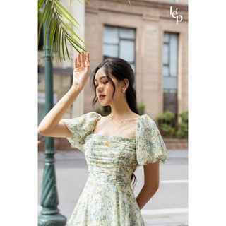 Váy, đầm voan 2 lớp li ngực tay bồng siêu đẹp