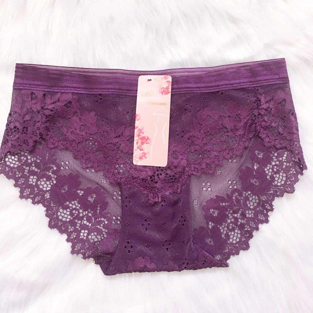 Quần Lót Ren Nữ Sexy Quần Chíp Nữ Đồ Lót Gợi Cảm Chất Liệu Ren Cao Cấp Minxu Shop (Mã 8517)