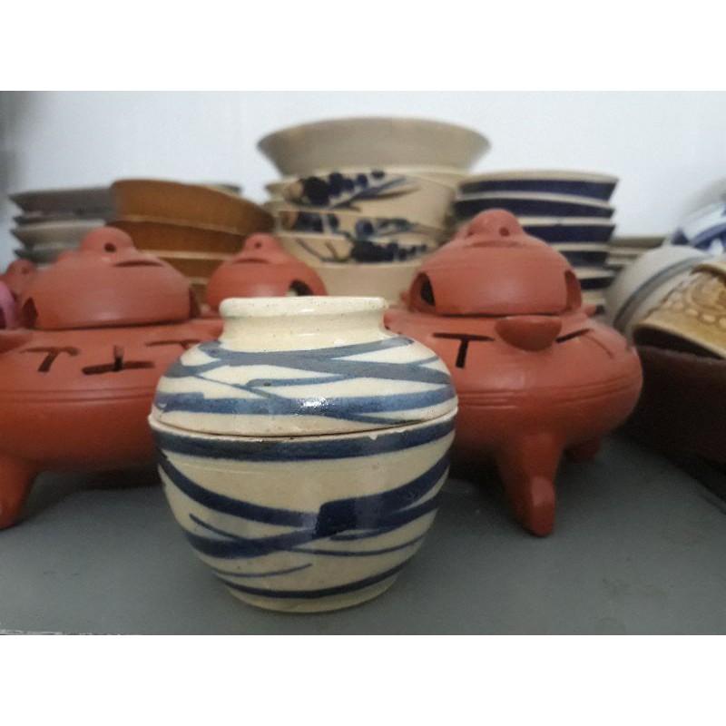 Thố mỡ 7cm cỡ siêu nhỏ/thố sành/thố đất