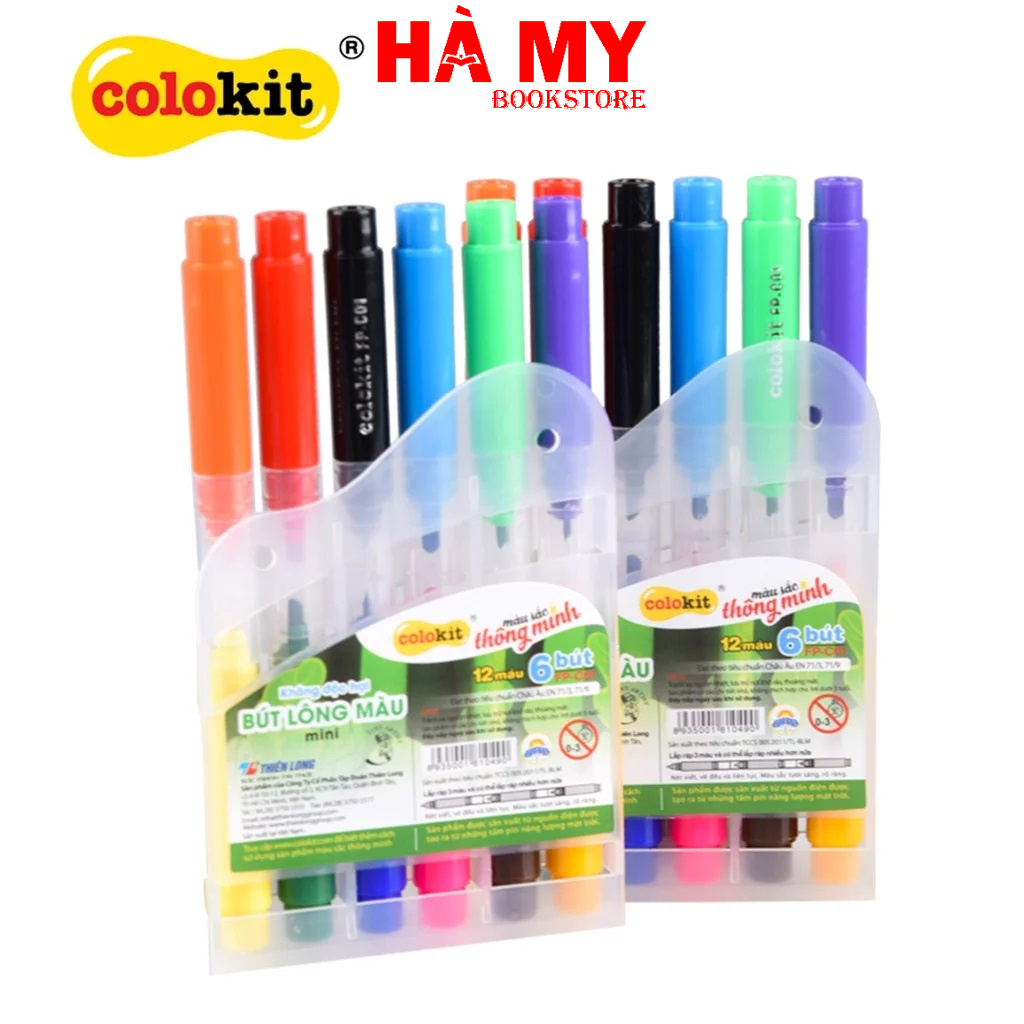 [Hỏa Tốc] Bút viết calligraphy tiêu đề sổ tay Thiên Long FP-01/C01/C03 12 màu/20 màu - Sản phẩm Chính Hãng Thiên Long