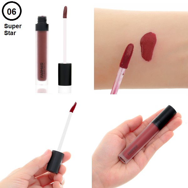 [Mã FMCGMALL -8% đơn 250K] [Date 2023] Son Lì Mịn Môi, Bền Màu Farmasi Make Up Matte Liquid Lipstick 4ml (1739LIP)