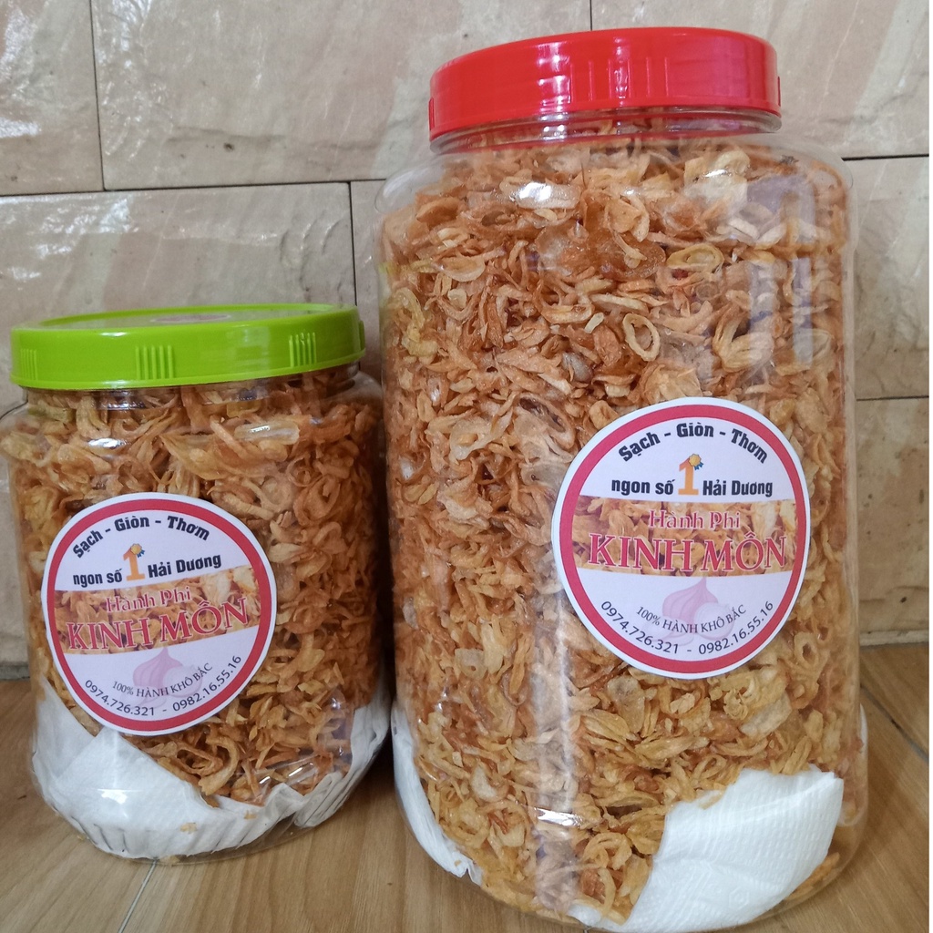 Hành khô phi sẵn 0.5kg, hành ta nhà làm