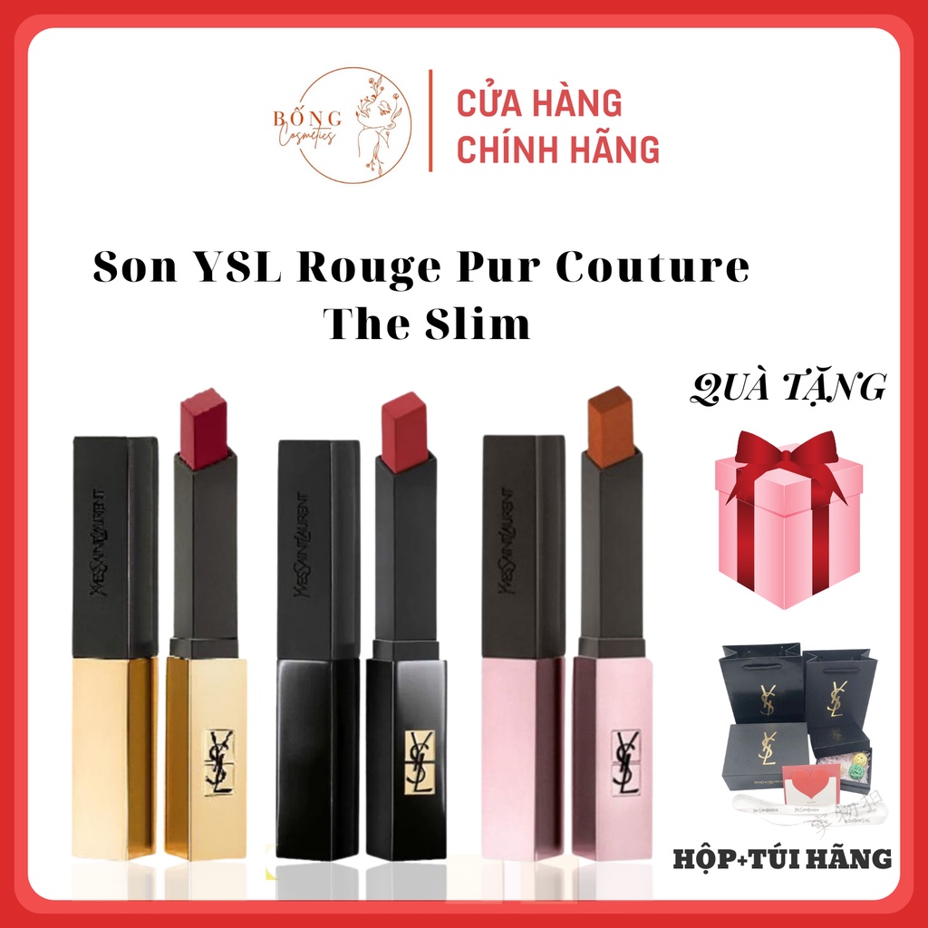 SALE Son YSL, Son YSL Slim, YSL Rouge Pur Couture The Slim, Bống cosmestics