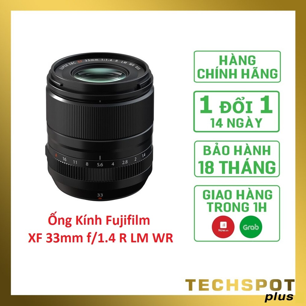 Ống Kính Fujifilm XF 33mm f/1.4 R LM WR | Hàng Chính Hãng