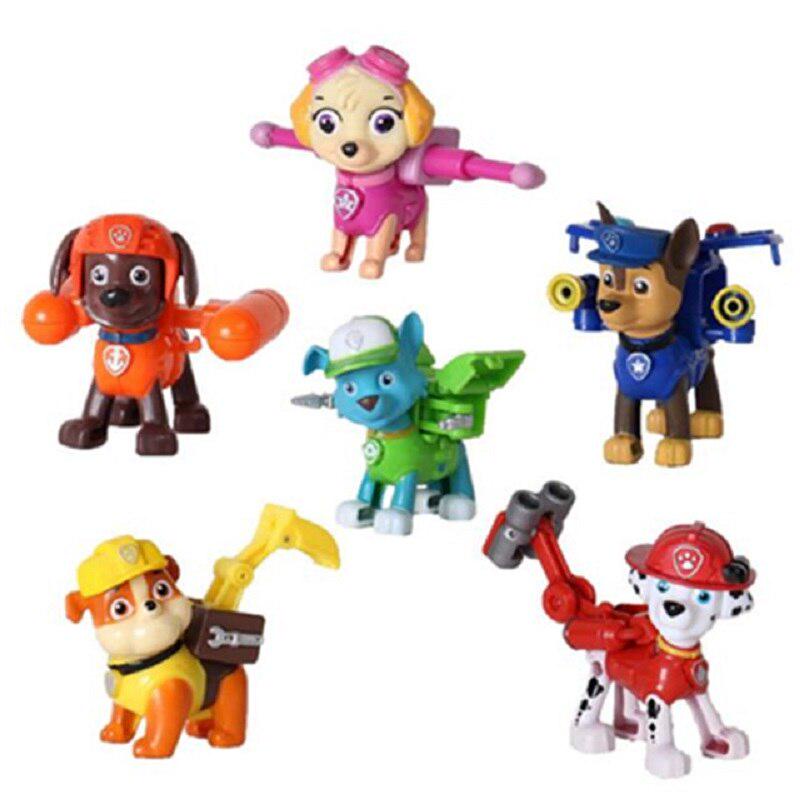 PAW Patrol Anime Hình Đồ Chơi Nhựa Nhân Vật Hành Động Mô Hình Đồ Chơi Trẻ Em Paw Patrol