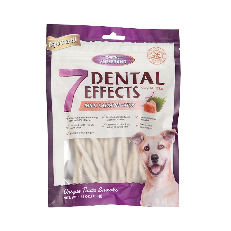 [Mã PET50K giảm Giảm 10% - Tối đa 50K đơn từ 250K] Xương gặm sạch răng bổ sung canxi 7Dental gói 160g