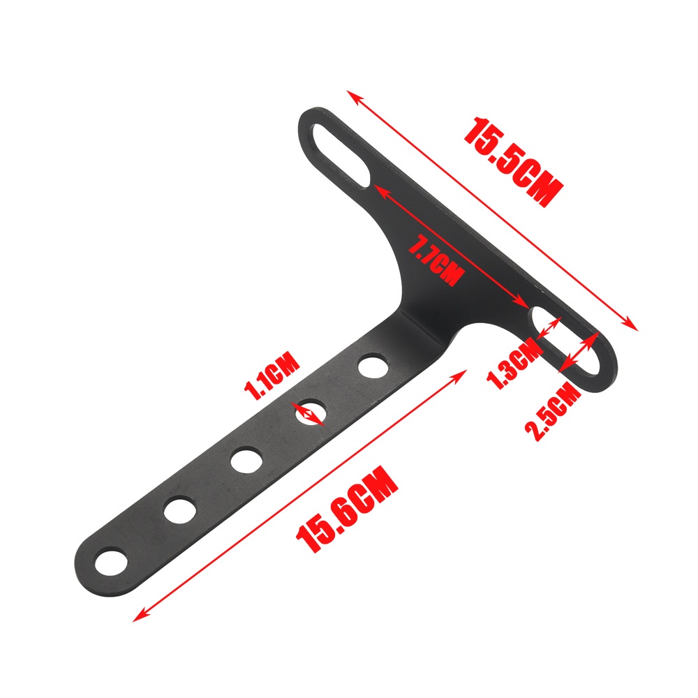 Giá Đỡ Đèn Pha Màu Đen Có Thể Điều Chỉnh Cho Xe Mô Tô Harley Sportster Dyna 83 Cafe Racer Bobber