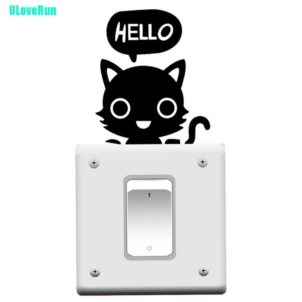 Miếng Dán Trang Trí Công Tắc Hình Nhân Vật Hoạt Hình Thân Thiện Với Môi Trường