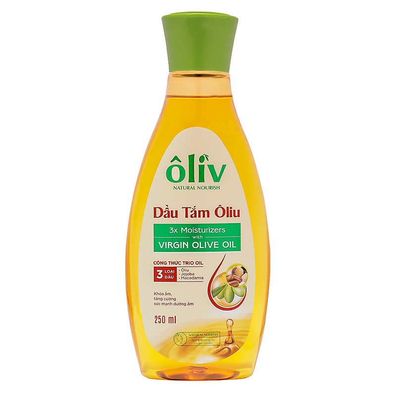 Dầu Tắm Ôliv Natural Nourish Virgin Olive Oil (250ml)