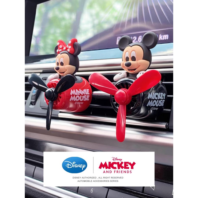 Nước hoa cài cửa gió,khe điều hoà xe hơi Disney Mickey , Minie Cao Cấp