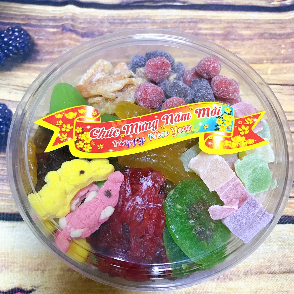 500GR MỨT TẾT | HỘP QUÀ TẾT | TRÁI CÂY SẤY THẬP CẨM