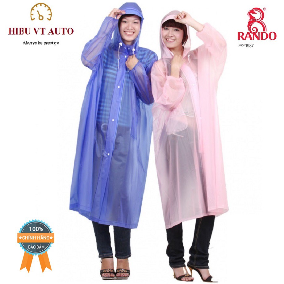 Áo mưa Rando Poncho Dây Kéo trong màu APPC-09 che chở người thân yêu của bạn.