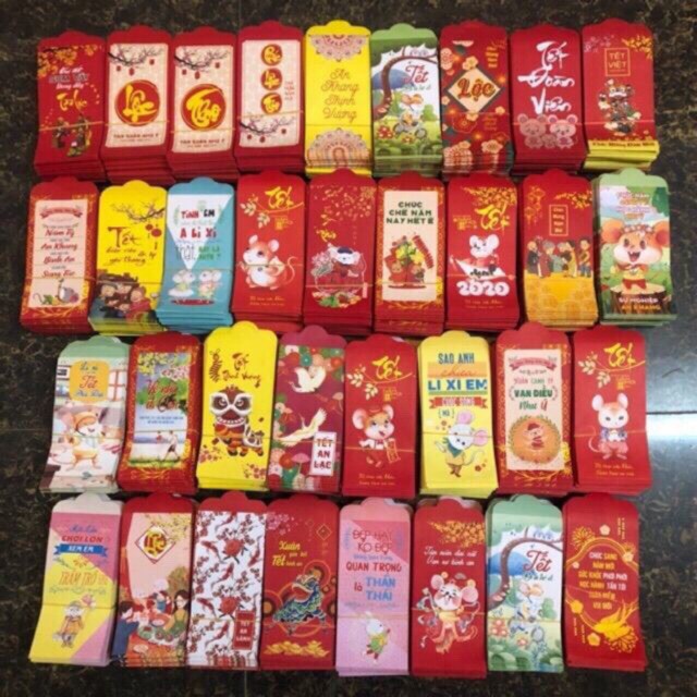 bao lì xì giấy Nhật hmg