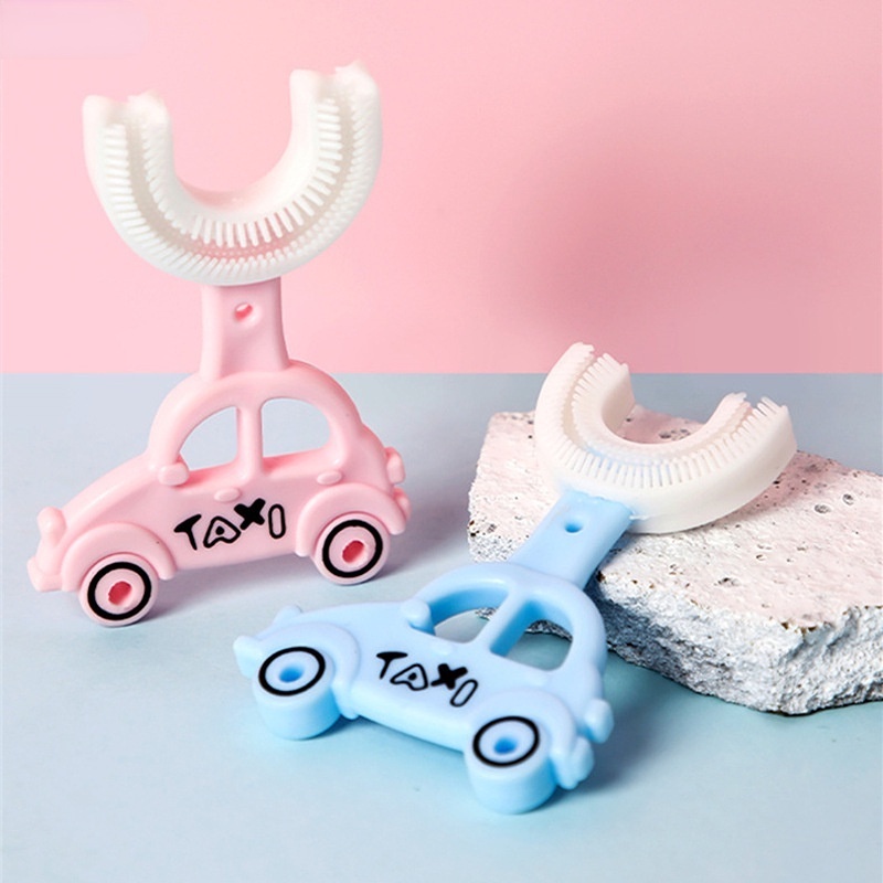 Bàn chải đánh răng 360 độ cho bé từ 2 đến 12 tuổi