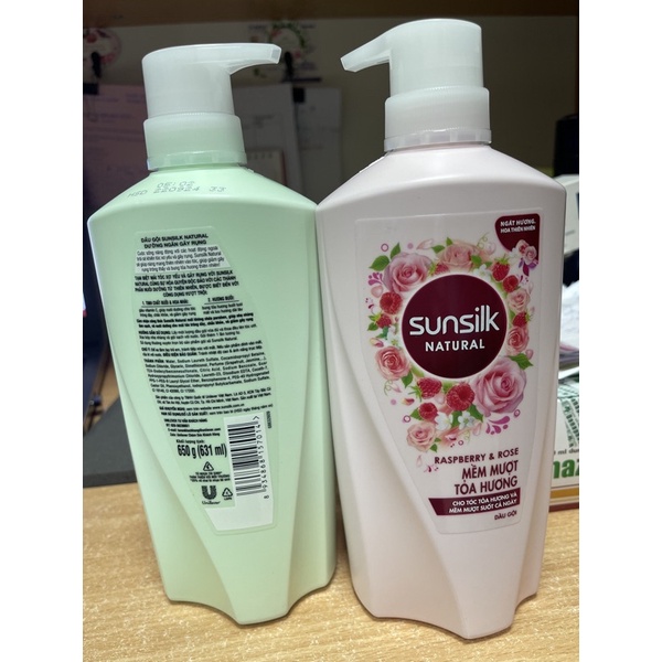 Dầu Gội Sunsilk Natural 650g Mới