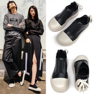 (ORDER-KÈM ẢNH THẬT) GIÀY RICK OWENS CỘT DÂY THẤP CỔ