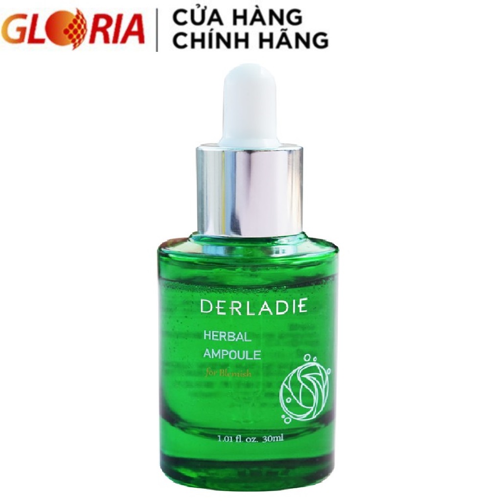 Siêu Tinh Chất Tràm Trà Giảm Mụn Sau 14 Ngày Derladie Herbal Ampoule For Blemish 30ml