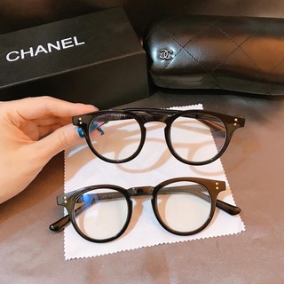 Kính chữ V gọng tròn nam nữ ( 2 chấm )
