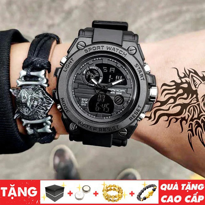 Đồng hồ nam thể thao Kim Điện Tử SANDA SIÊU ĐẸP, CÁ TÍNH