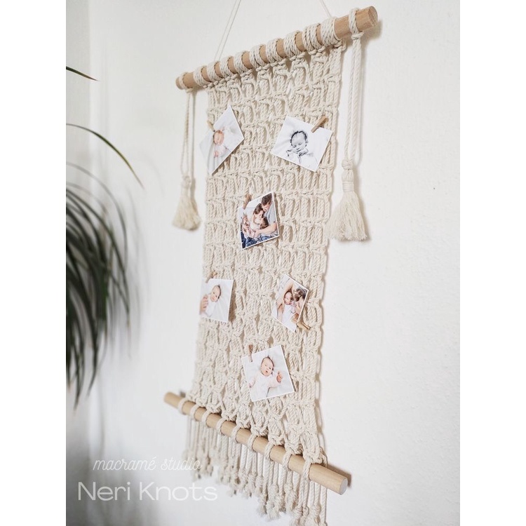 Lưới treo tranh, ảnh decor phòng siêu vintage