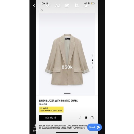 Blazer zara săn sale