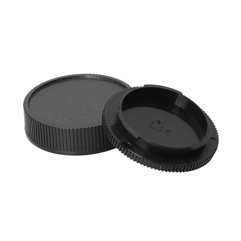 Will Wili Camera Body Cover Rear Lens Cap Protection Dustproof Plastic Replacement for Leica R Mount LR