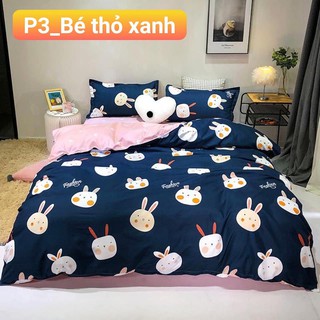 Bộ chăn ga gối Cotton Poly